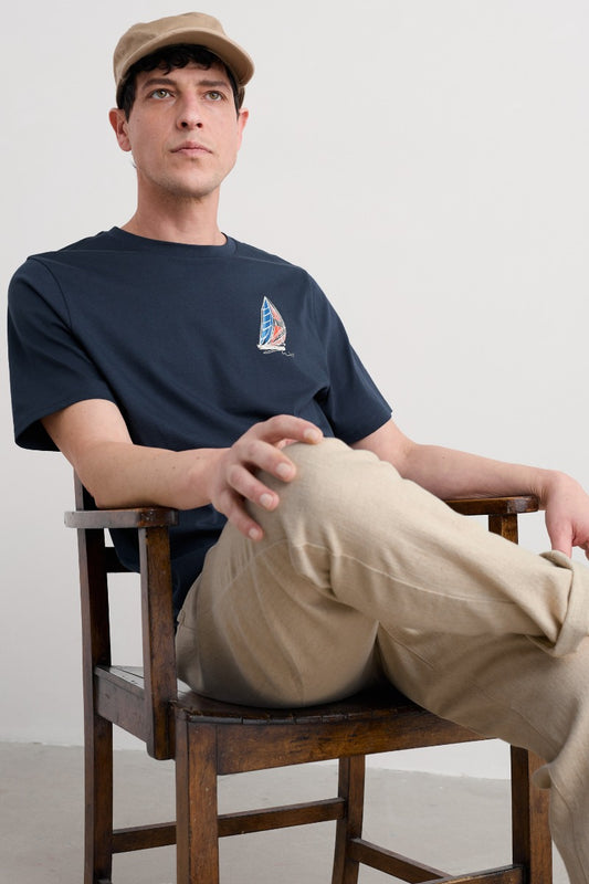 T-Shirt Uomo Loggerhead in Cotone Organico