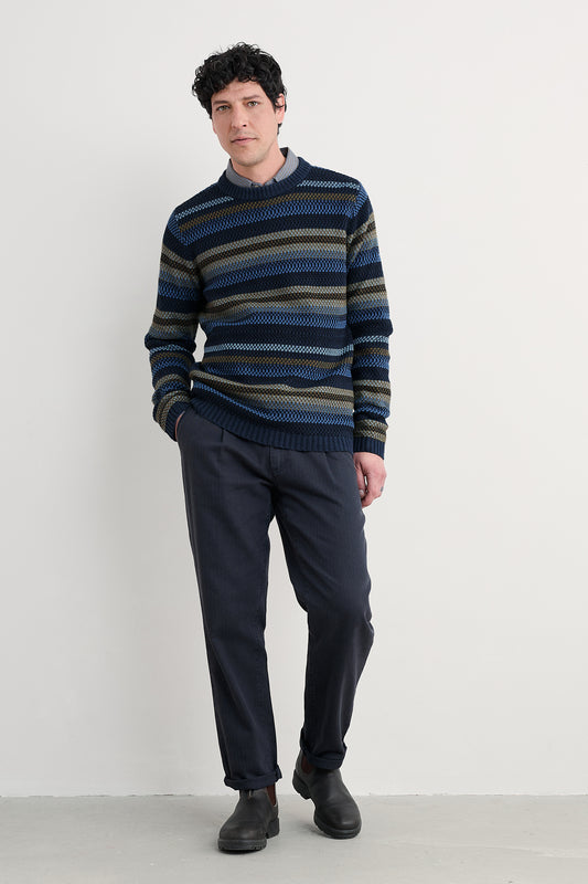 Maglione a Righe Uomo Tynwen