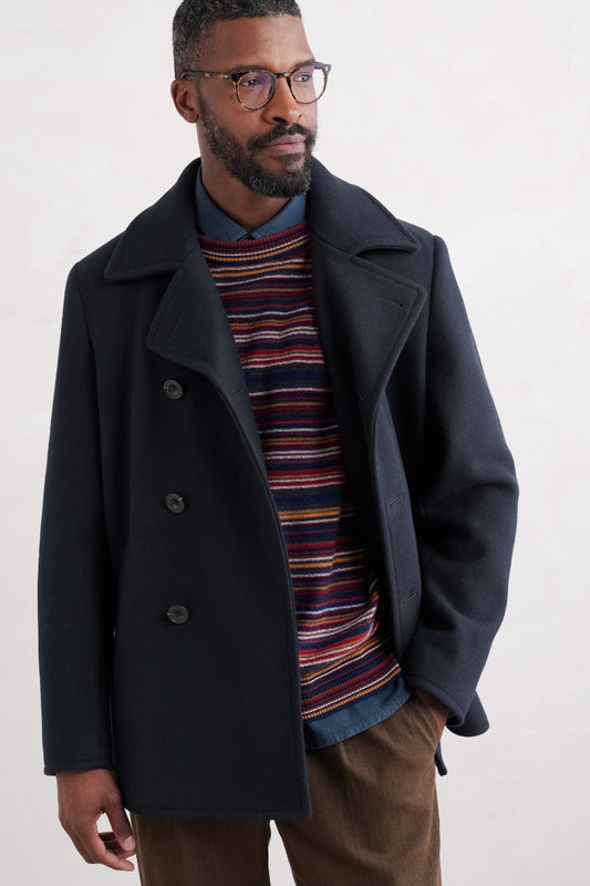 Cappotto da uomo in misto lana Channel