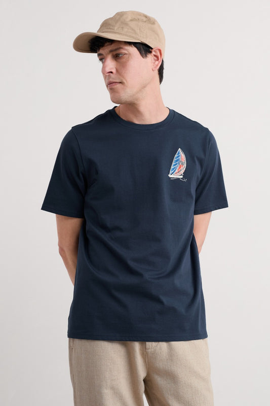 T-Shirt Uomo Loggerhead in Cotone Organico