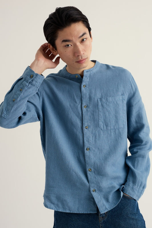Camicia Uomo in Lino Porlock