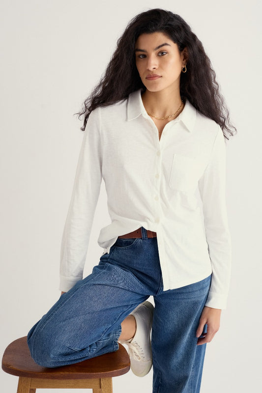 Camicia in jersey di cotone biologico Teasel Head