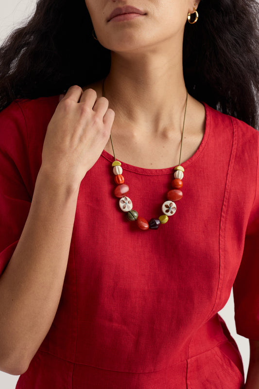 Collana con Perline Herbage