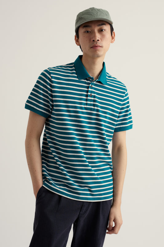 Polo Uomo Balefire a Righe in Cotone Organico