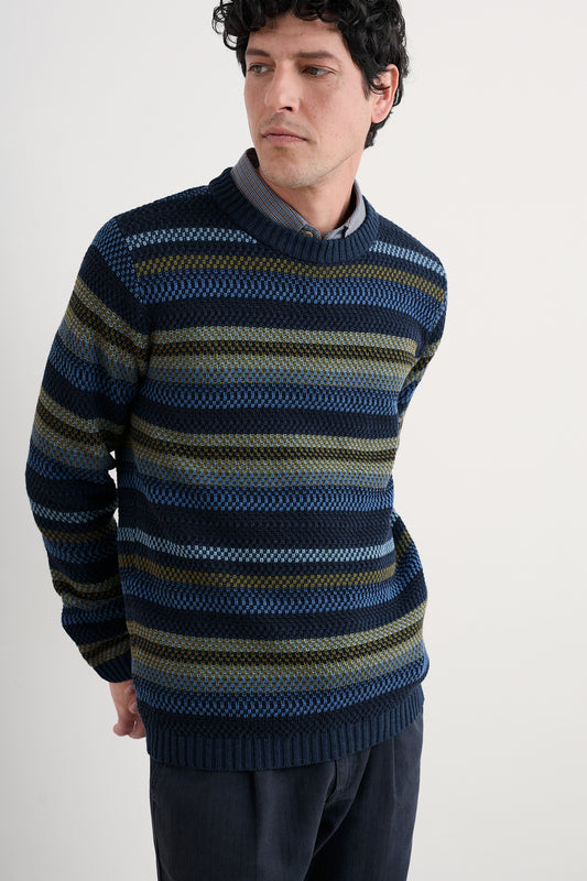 Maglione a Righe Uomo Tynwen