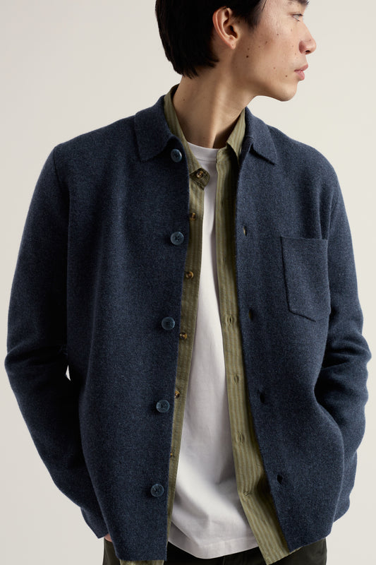 Overshirt Uomo Boconnoc Lavorata a Maglia