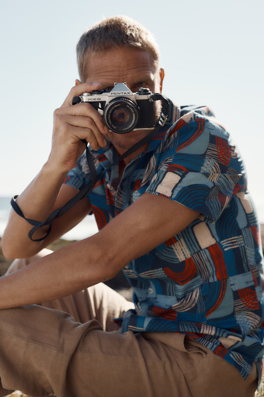 Camicia Uomo Maniche Corte Godrev Poplin