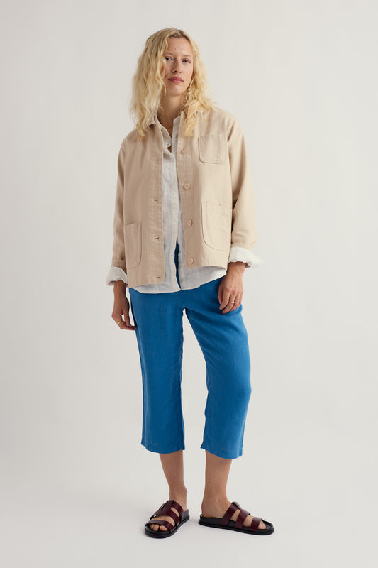 Giacca Reading Rocks in Denim di Cotone Organico