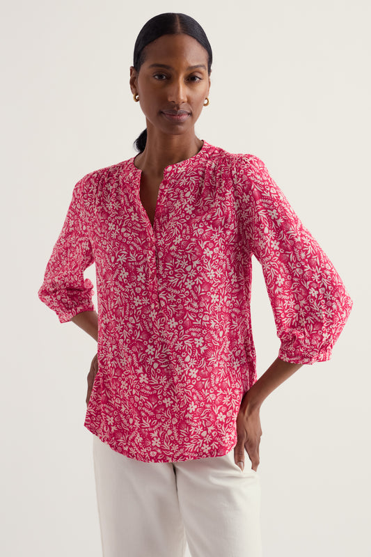 Camicia stampata Willow Path