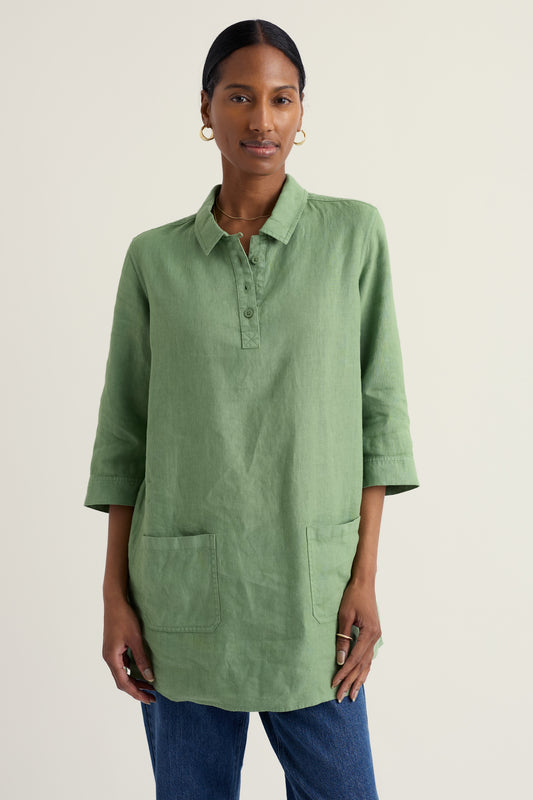 Camicia in lino Artist's Journey