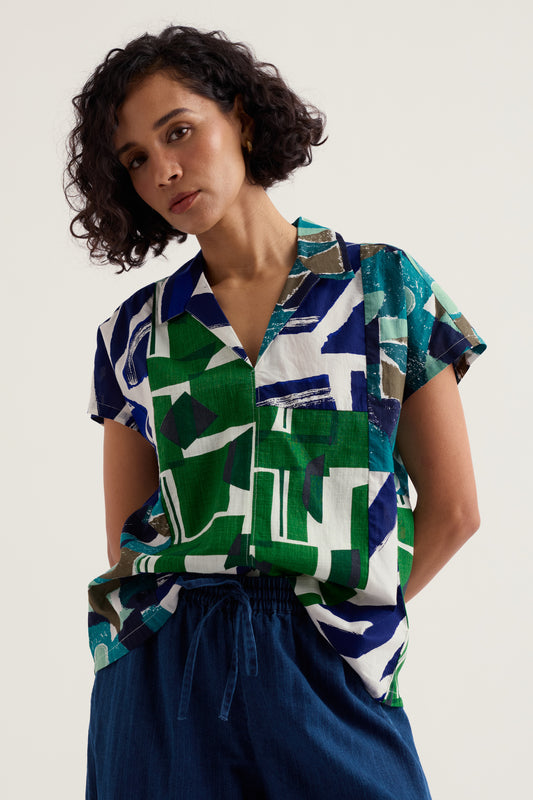 Camicia Circular Deep Lane